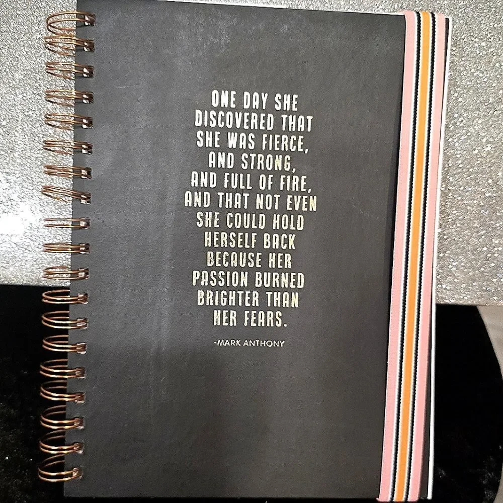 Sheffield Home‎ nspirational Mark Anthony Quote Spiral Notebook